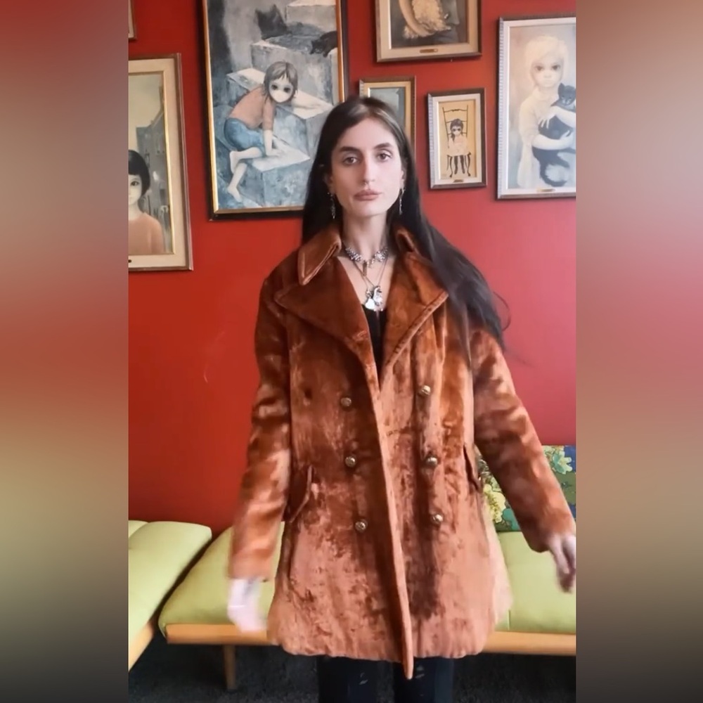 Vintage Velvet Coat